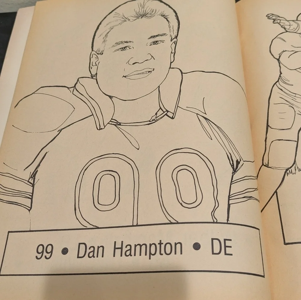 Chicago Bears Coloring Book - Black and Orange